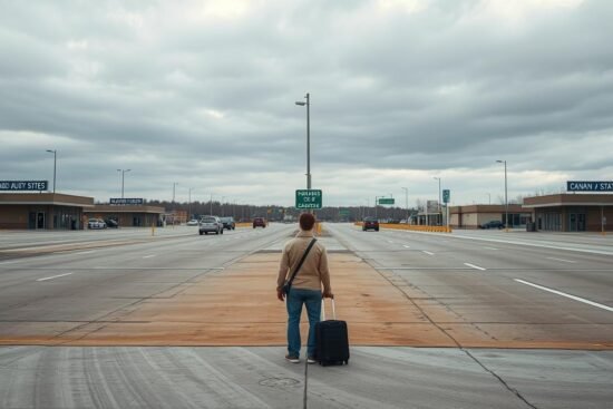 Canada–U.S. border travel decline