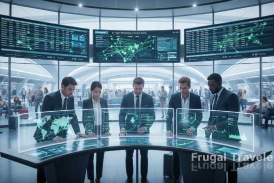 AI flight rebooking 2026, automatic airfare reshopping fuel surcharge fluctuatio