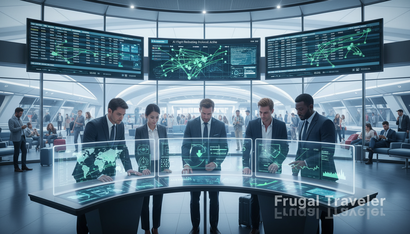 AI flight rebooking 2026, automatic airfare reshopping fuel surcharge fluctuatio