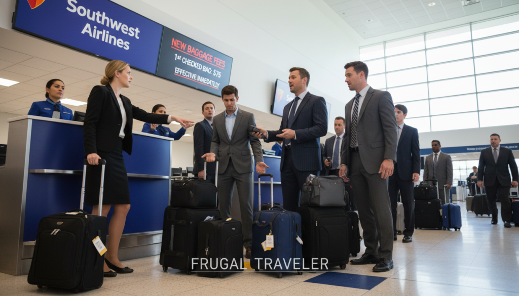 Southwest airlines baggage fee change